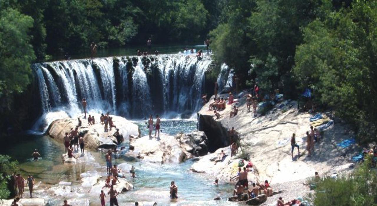 Camping Les Sources Saint-Jean-du-Gard Exteriér fotografie